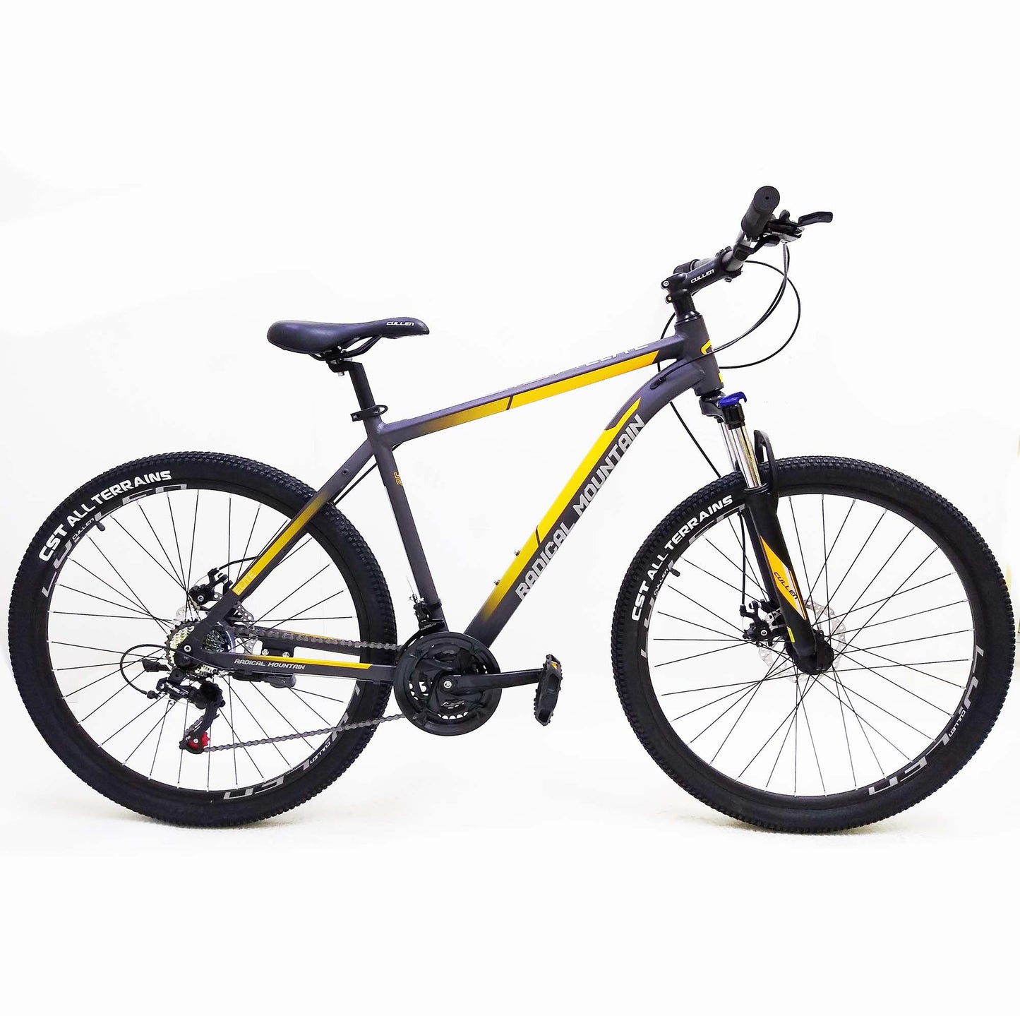 Bicicleta Radical Mountain 27.5 Elite Gris/Amarillo