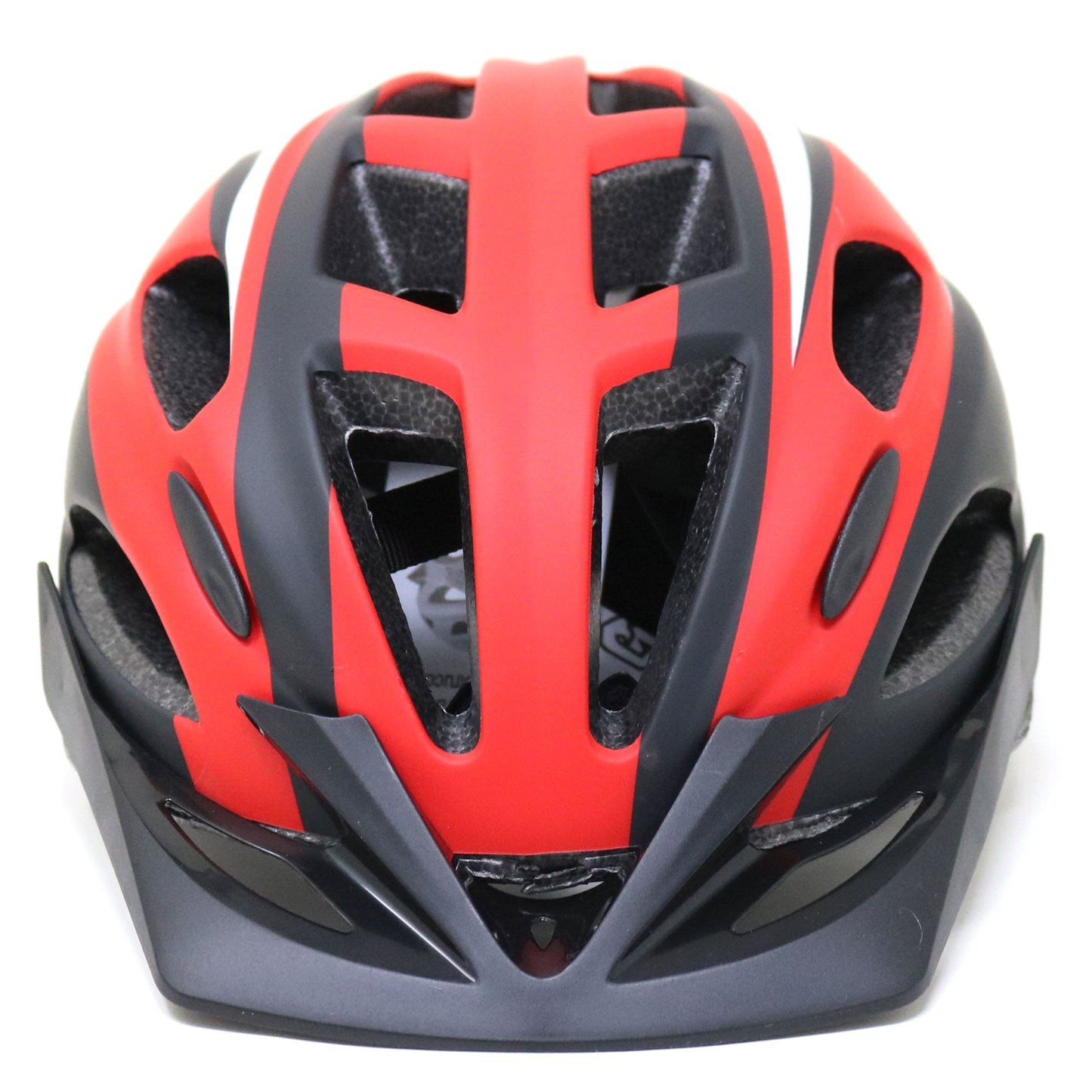Helmet Radical Mountain MTB C/Luz Matt Black/Red L