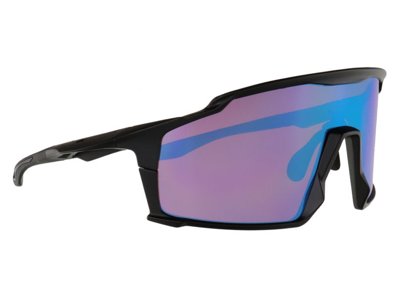 Radical Mountain Sunglasses S13633, Black Mirror Blue