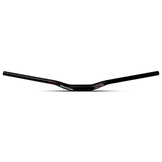 Manillar de aleación Radical Mountain MTB (31,8 x 780 mm, elevación de 30°), color negro