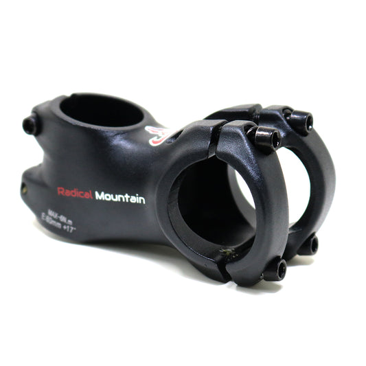 Potencia de aleación Radical Mountain MTB 31,8 x 60 mm, color negro