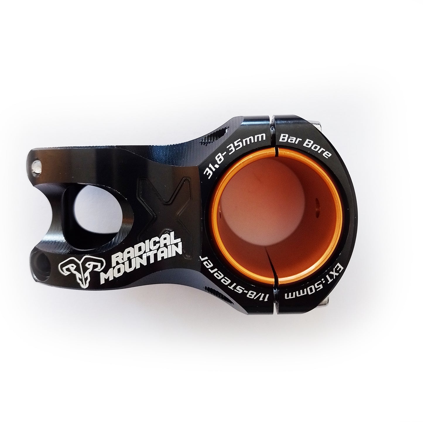 Radical Mountain MTB Alloy Stem 31.8mm - Black