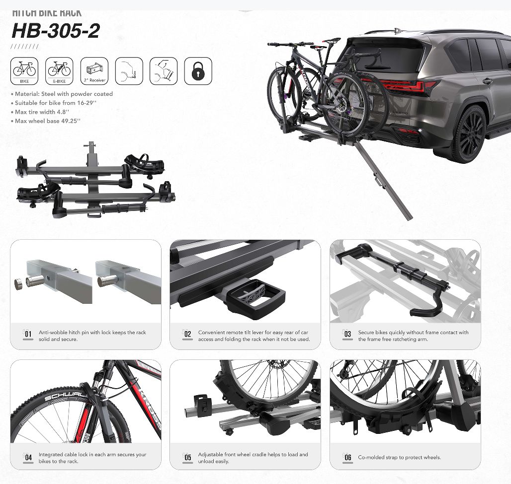 Bike Rack Radical Mountain Tiger
