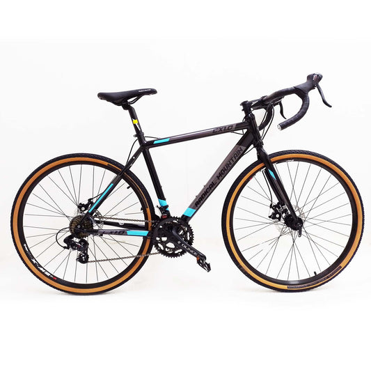 Bike Radical Mountain 700c Cx 1.0 Black/Grey/LightBlue