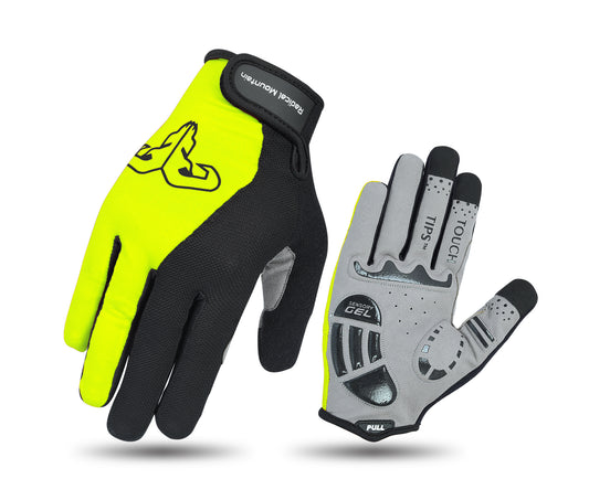 Radical Mountain Long Finger Gloves 1800 - Black/Neon Yellow Size L