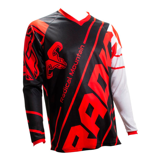 Jersey MTB Radical Mountain Black/Wihte XL