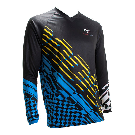 Jersey MTB Radical Mountain Black/Blue M