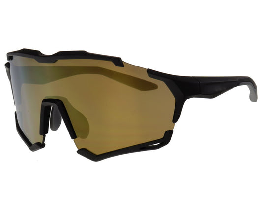 Radical Mountain Sunglasses S13633, Black Mirror Brown