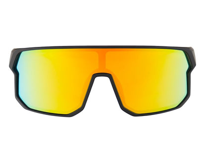 Radical Mountain Sunglasses S13732, Black Mirror Yellow