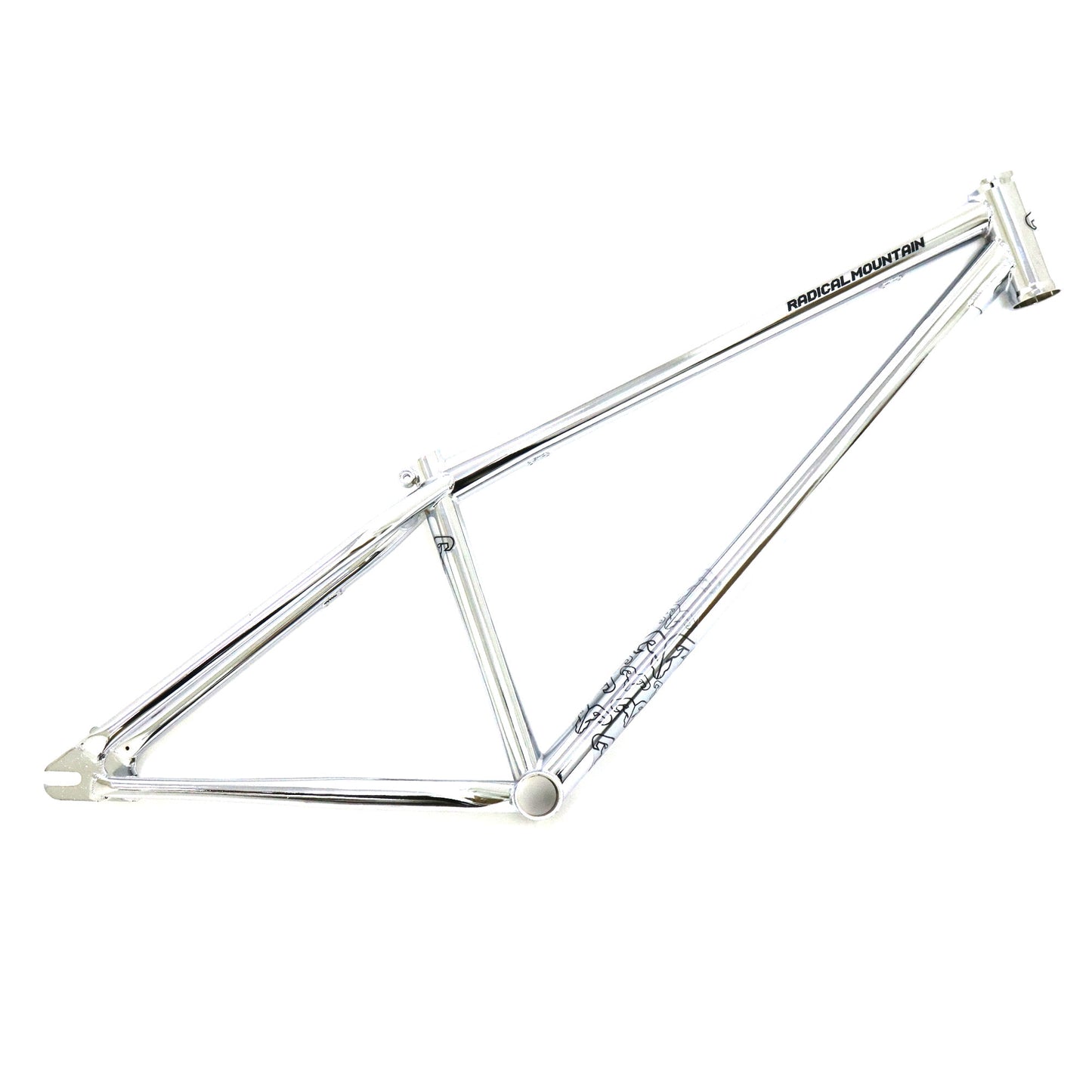 26 Dirt Radical Mountain Bike Frame - Cromoly, Crome