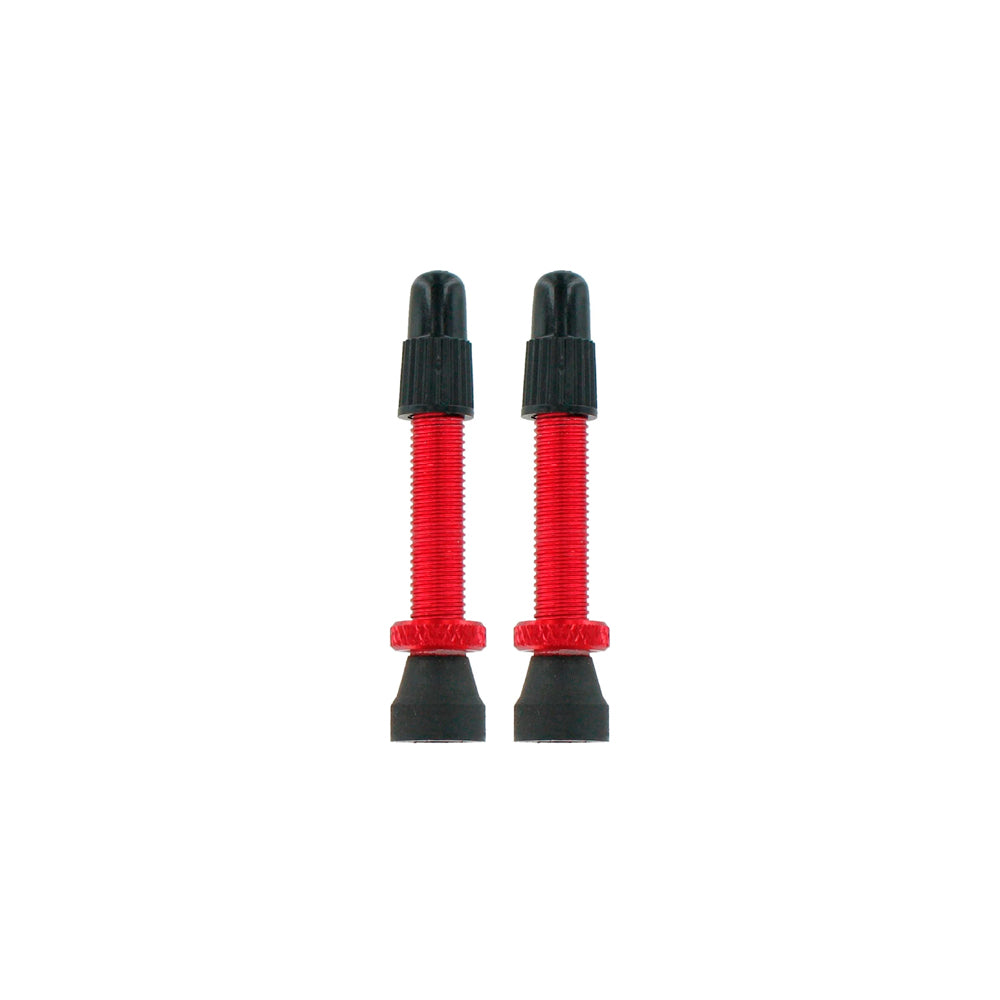 Set of 2 French Tubular Valves Radical Mountain 36mm - Red