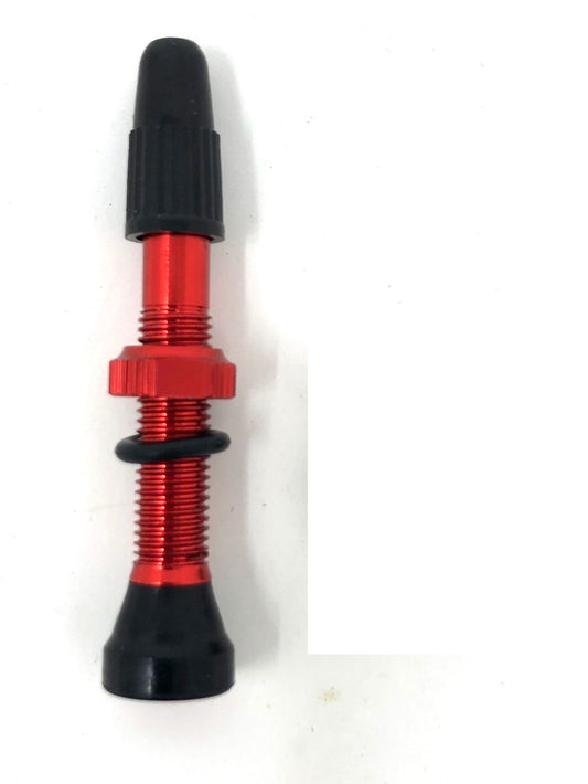 Radial Mountain 36mm French Valve Tubular - Aluminum, Red